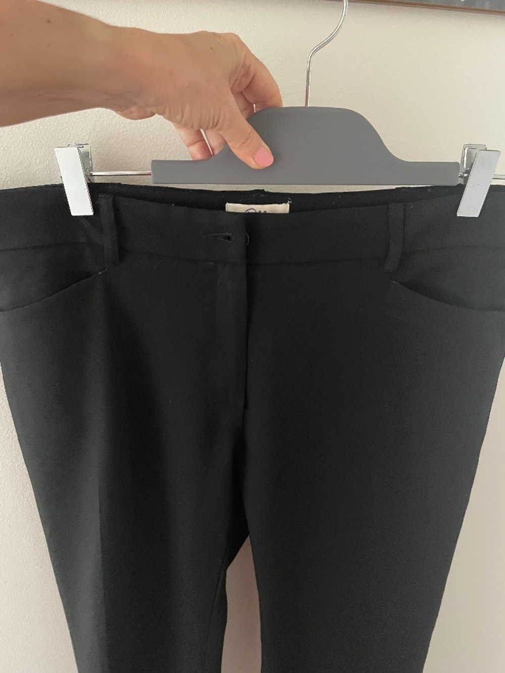 Black Wool Dress Pants.  Size 40 European.